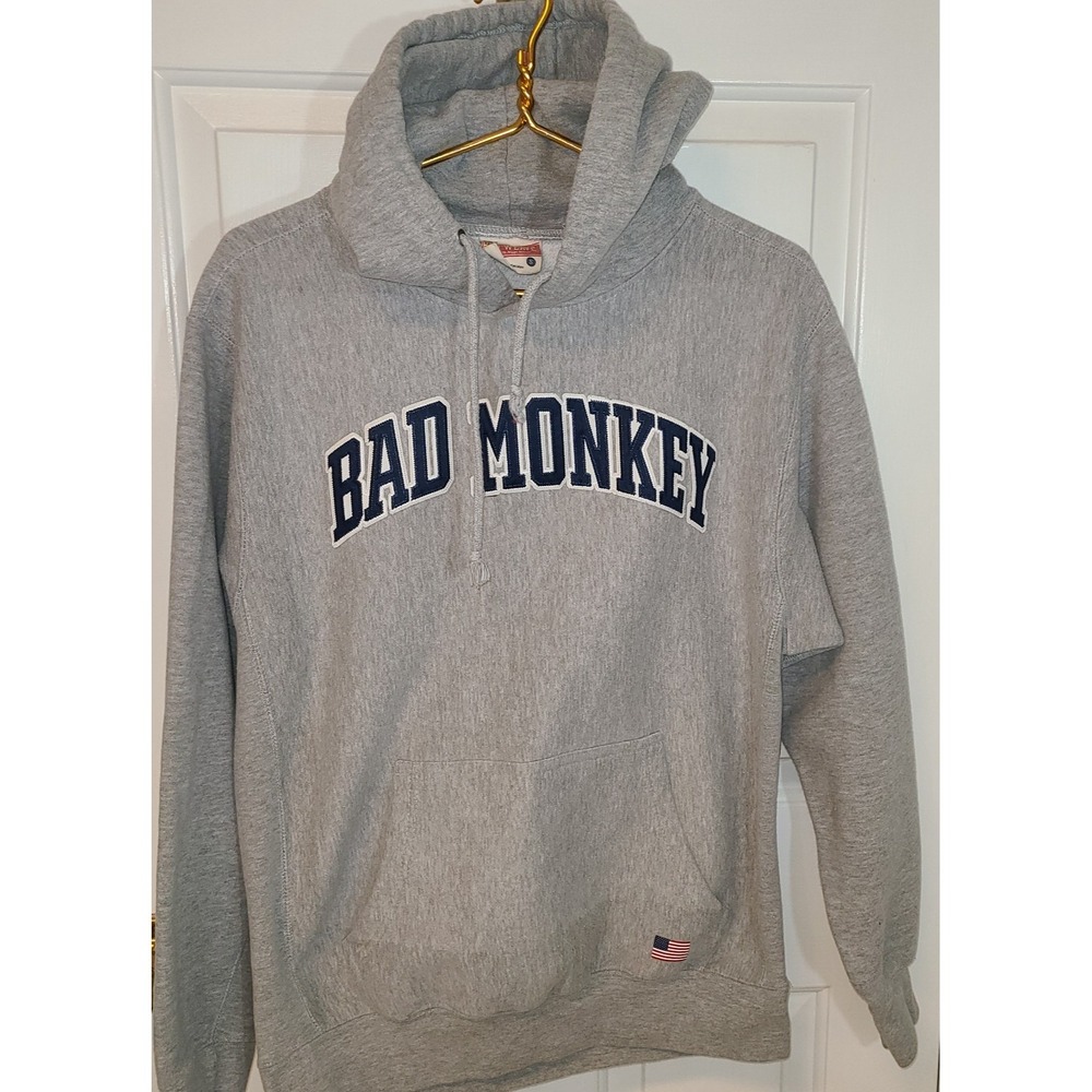 Bad Monkey‎ Men's Smal Hoodie MV Sport ProWeave Hoodie sweatshirt embroidered